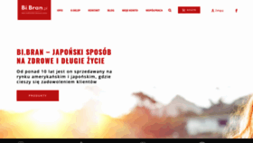 What Biobran.pl website looked like in 2019 (5 years ago)