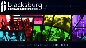 What Blacksburgbaptist.org website looked like in 2019 (4 years ago)