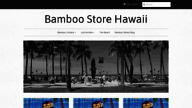 What Bamboostorehawaii.myshopify.com website looked like in 2019 (4 years ago)