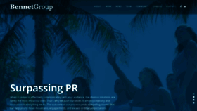 What Bennetgroup.com website looked like in 2019 (5 years ago)