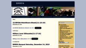 What Bmrpa.org website looked like in 2019 (4 years ago)