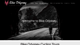 What Bikeodyssey.cc website looked like in 2019 (4 years ago)