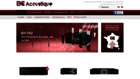 What Bc-acoustique.com website looked like in 2019 (4 years ago)