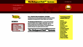 What Bodyguardrail.com website looked like in 2019 (4 years ago)