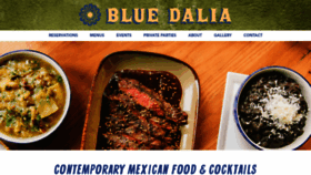 What Bluedaliarestaurant.com website looked like in 2019 (4 years ago)