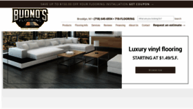 What Buonoflooring.com website looked like in 2019 (4 years ago)