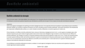 What Bonificheambientali24.it website looked like in 2019 (4 years ago)