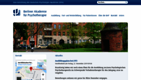 What Bap-berlin.de website looked like in 2019 (4 years ago)