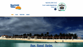 What Beachsidevillas.com website looked like in 2019 (4 years ago)