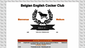 What Belgian-english-cocker-club.be website looked like in 2019 (4 years ago)