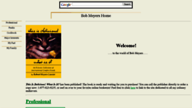What Bobmeyers.com website looked like in 2019 (4 years ago)