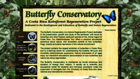 What Butterflyconservatory.org website looked like in 2019 (4 years ago)