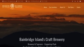 What Bainbridgebeer.com website looked like in 2019 (4 years ago)