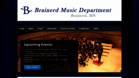 What Brainerdmusic.org website looked like in 2019 (4 years ago)