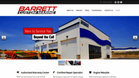 What Barrettcustommarine.com website looked like in 2019 (4 years ago)