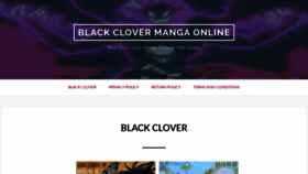 What Blackclover-manga.com website looked like in 2019 (4 years ago)