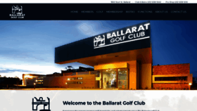 What Ballaratgolfclub.com.au website looked like in 2019 (4 years ago)