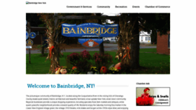 What Bainbridgeny.org website looked like in 2019 (4 years ago)