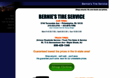 What Berniestires.com website looked like in 2019 (4 years ago)