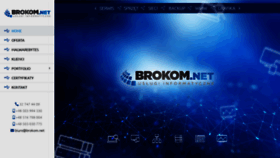 What Brokom.net website looked like in 2019 (4 years ago)