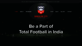 What Bangalorecityfc.com website looked like in 2019 (4 years ago)