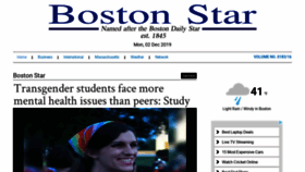 What Bostonstar.com website looked like in 2019 (4 years ago)