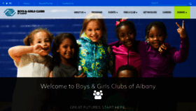 What Bgcalbany.org website looked like in 2019 (4 years ago)