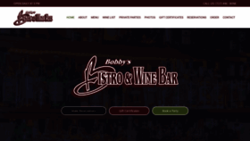 What Bobbysbistro.com website looked like in 2019 (4 years ago)