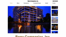 What Barrycompanies.com website looked like in 2019 (4 years ago)