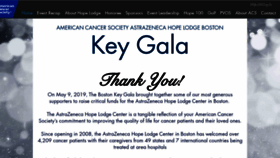 What Bostonkeygala.org website looked like in 2019 (4 years ago)