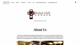 What Bethelameannarbor.org website looked like in 2019 (4 years ago)