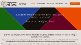 What Businessoffood.com.au website looked like in 2019 (4 years ago)