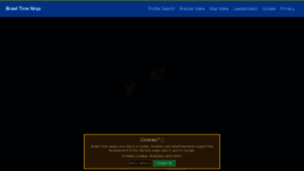 What Brawltime.ninja website looked like in 2019 (5 years ago)