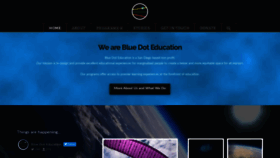 What Bluedoteducation.org website looked like in 2019 (4 years ago)