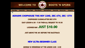 What Bootsnspurs.com website looked like in 2019 (4 years ago)