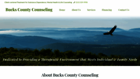 What Buckscounseling.org website looked like in 2019 (4 years ago)