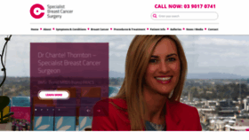 What Breastcancerspecialist.com.au website looked like in 2019 (4 years ago)