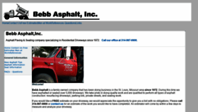 What Bebbasphalt.com website looked like in 2019 (4 years ago)