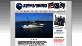 What Bluewolfcharters.com website looked like in 2019 (4 years ago)