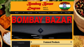 What Bombaybazardayton.com website looked like in 2019 (4 years ago)