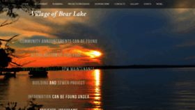 What Bearlakemichigan.org website looked like in 2019 (4 years ago)