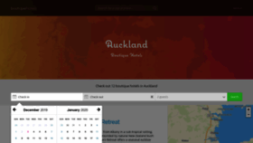 What Boutiquehotels-auckland.com website looked like in 2019 (4 years ago)
