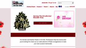What Bouquetshopflowers.com website looked like in 2019 (4 years ago)