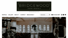 What Bridgewoodevents.com website looked like in 2019 (4 years ago)