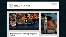 What Biskupijakrk.hr website looked like in 2019 (4 years ago)
