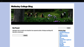 What Blogs.wellesley.edu website looked like in 2019 (4 years ago)