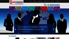 What Bhasinassociates.org website looked like in 2019 (4 years ago)