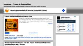 What Buenosdiasd.com website looked like in 2019 (4 years ago)