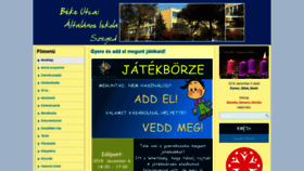 What Bekeiskola.hu website looked like in 2019 (5 years ago)