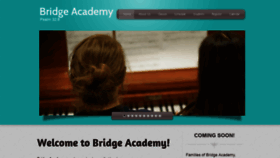 What Bridgeacademy328.org website looked like in 2019 (4 years ago)